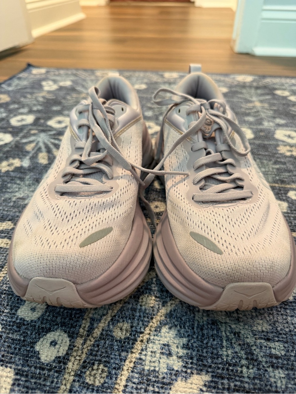 HOKA Bondi 8 Lavender Running Shoes - Picture 3 of 7